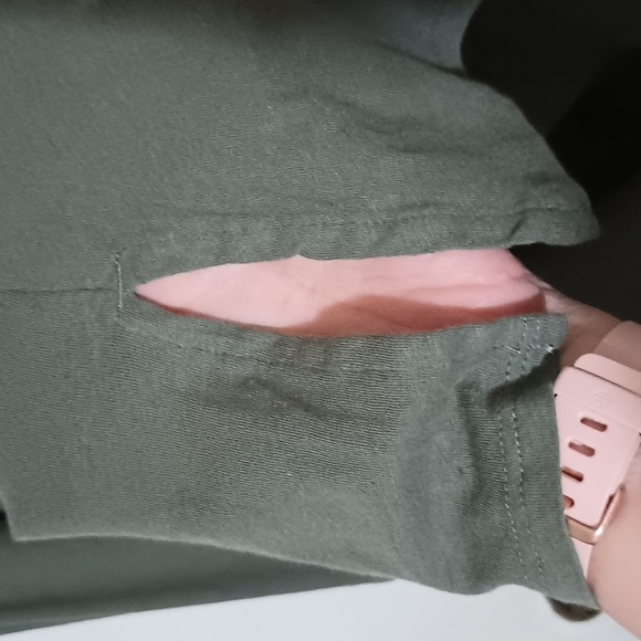 J.Jill Pure Jill Trapunto Tunic Cotton/Linen Blend - Picture 9 of 11